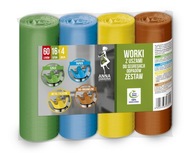 ANNA ZARADNA TAŠKY S RÚČKAMI NA SEGREGÁCIU ODPADU SET 60L 4X16KS ANNA ZARADNA TAŠKY S RÚČKAMI NA SEGREGÁCIU ODPADU SET 60L 4X16KS