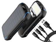 Solárna nabíjačka powerbank 26800mAh + kábel 3v1 Solárna nabíjačka powerbank 26800mAh + kábel 3v1