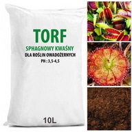 Sphagnum rašelina Spagnum Sundew mucholapka Venuša 10L Sphagnum rašelina Spagnum Sundew mucholapka Venuša 10L