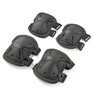 SET vojenské chrániče 2+2 Warvil Black SET vojenské chrániče 2+2 Warvil Black