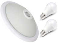 LED senzor stropného svietidla Súmrakový senzor + 10W LED žiarovky LED senzor stropného svietidla Súmrakový senzor + 10W LED žiarovky