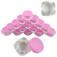 Štvorcové tégliky, krém, 5 ml, 100 ks Štvorcové tégliky, krém, 5 ml, 100 ks