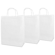 Papierová taška Tašky WHITE Eco 32x12x41cm 250 ks.