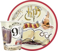 SADA JEDNORAZOVÝCH hrnčekov a tanierov HARRY POTTER HOGWARTS NARODENINY 16 ks SADA JEDNORAZOVÝCH hrnčekov a tanierov HARRY POTTER HOGWARTS NARODENINY 16 ks