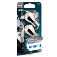 Žiarovky Philips PY21W SilverVision, chrómový efekt