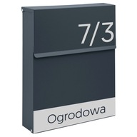 ANTRACITOVÁ TENKÁ SCHRÁNKA NA LISTY S VAŠOU ADRESOU, NÁPISOM, VZOR 3 ANTRACITOVÁ TENKÁ SCHRÁNKA NA LISTY S VAŠOU ADRESOU, NÁPISOM, VZOR 3