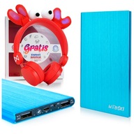 ULTRA TENKÁ POWERBANKA 20000 mAh 2X USB TORCH