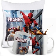 SADA SPIDERMAN HRNČEK + VANKÚŠ + MENO SADA SPIDERMAN HRNČEK + VANKÚŠ + MENO