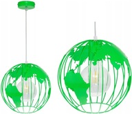 MODERNÉ ZÁVISNÉ GUĽOVÉ LAMPY GLOBUS ZELENÝ STROPNÝ LUSTER LED E27 MODERNÉ ZÁVISNÉ GUĽOVÉ LAMPY GLOBUS ZELENÝ STROPNÝ LUSTER LED E27