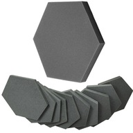 AKUSTICKÉ PANELY HEXAGON AKUSTICKÁ PENA 10 ks AKUSTICKÉ PANELY HEXAGON AKUSTICKÁ PENA 10 ks