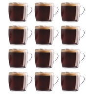 POHÁRKY Sklenené hrnčeky na KÁvu a čaj, 310 ml, 12 ks POHÁRKY Sklenené hrnčeky na KÁvu a čaj, 310 ml, 12 ks