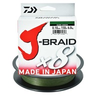 J-Braid 8X Daiwa spriadací oplet 0,10mm 150m