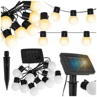 SOLAR GARLAND záhrada Solárne lampy 10x LED