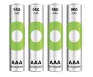 4x GP ReCyko Batéria 950mAh 1,2V AAA NiMH LUZ 4x GP ReCyko Batéria 950mAh 1,2V AAA NiMH LUZ