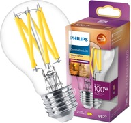 LED žiarovka PHILIPS E27 10,5W = 100W 2700K 1521lm A60 FILAMENT Stmievateľná LED žiarovka PHILIPS E27 10,5W = 100W 2700K 1521lm A60 FILAMENT Stmievateľná