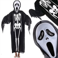 Kostým Kostým SKELETON MASK HALLOWEEN SET PRE DETSKÚ SKELETU Kostým Kostým SKELETON MASK HALLOWEEN SET PRE DETSKÚ SKELETU