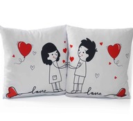 Sada darčekových vankúšov Valentínsky vankúš Sada darčekových vankúšov Valentínsky vankúš