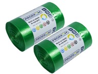 Vrecia na triedenie odpadu 60L x 100 kusov, zelené Vrecia na triedenie odpadu 60L x 100 kusov, zelené