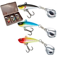 Etuso Bullet Spinning Tail 11g Sada 3 prívlačových rybárskych návnad Etuso Bullet Spinning Tail 11g Sada 3 prívlačových rybárskych návnad
