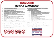 PRAVIDLÁ ŠKOLSKÉHO POĽA - VEĽKÉ - PVC 30X50