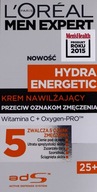 LOREAL MEN EXPERT HYDRA ENERGETICKÝ hydratačný KRÉM PROTI známkam únavy