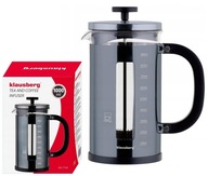 PISTON VAROVAČ NA KÁVU, ČAJ, BYLINKY, 1000ml, OCEL + SKLO, GRAFITOVÁ farba PISTON VAROVAČ NA KÁVU, ČAJ, BYLINKY, 1000ml, OCEL + SKLO, GRAFITOVÁ farba
