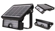 Vodotesné solárne LED svetlomet Adviti LUX 5W IP65 Motion Sensor Black