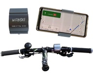 Hliníkový držiak na bicykel pre smartfón