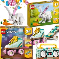 LEGO CREATOR 3v1 31148 + LEGO 31133 VEĽKONOČNÝ DARČEK BIELY ZAJÍC LEGO CREATOR 3v1 31148 + LEGO 31133 VEĽKONOČNÝ DARČEK BIELY ZAJÍC