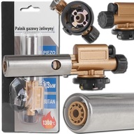 Patrónový plynový horák PIEZO IGNITION Liatinový Lutlamp 1,3kW 1300°C Patrónový plynový horák PIEZO IGNITION Liatinový Lutlamp 1,3kW 1300°C
