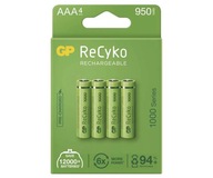 GP Recyko+ New R03/AAA 1000 Series EB4 1,2V Ni-MH GP Recyko+ New R03/AAA 1000 Series EB4 1,2V Ni-MH