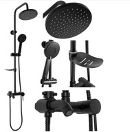 Sprchový set BLACK LUIS CHROME REA Sprchový set BLACK LUIS CHROME REA