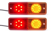 2x LED zadné kombinované svetlo pre kombajny