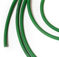Guľatý polyuretánový hnací remeň RR, priemer 12 mm, zelený