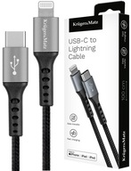 KRUGER MATZ USB C LIGHTNING APPLE IPHONE 1M KÁBL KRUGER MATZ USB C LIGHTNING APPLE IPHONE 1M KÁBL