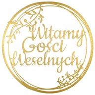 Svadobné dekorácie Kruh na privítanie svadobných hostí ZLATÝ prsteň 30cm Svadobná dekorácia Svadobné dekorácie Kruh na privítanie svadobných hostí ZLATÝ prsteň 30cm Svadobná dekorácia