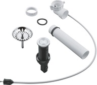 SADA AUTOMATICKÉHO ODPOUŠŤOVANIA, GROHE STEEL SADA AUTOMATICKÉHO ODPOUŠŤOVANIA, GROHE STEEL