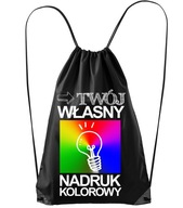TAŠKA NA BATOHY S VLASTNOU POTLAČOU Energy BLACK TAŠKA NA BATOHY S VLASTNOU POTLAČOU Energy BLACK