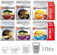 TASSIMO Jacobs kapsule Crema XL set 106 káv TASSIMO Jacobs kapsule Crema XL set 106 káv