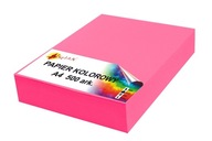 Farebný papier A4 80g ružový fluo neónový 500 listov Farebný papier A4 80g ružový fluo neónový 500 listov