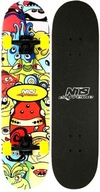 FAREBNÝ MLÁDEŽ PEVNÝ SKATEBOARD NILS ABEC7 FAREBNÝ MLÁDEŽ PEVNÝ SKATEBOARD NILS ABEC7