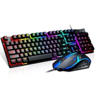 Klávesnica Pre hráčov Herná + mechanická myš Klávesnica Pre hráčov Herná + mechanická myš