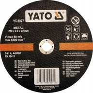 Yato Kotúč na rezanie kovu 230x2,0x22mm.