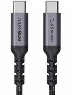 KÁBEL 2m USB 3.1 gen2 10Gb/s QC PowerDelivery 100W KÁBEL 2m USB 3.1 gen2 10Gb/s QC PowerDelivery 100W