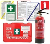 Súprava BOZP pre firmy Lekárnička, 2kg hasiaci prístroj, značky Súprava BOZP pre firmy Lekárnička, 2kg hasiaci prístroj, značky