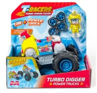 T-RACERS Power Truck Turbo Digger vozidlo + figúrka T-RACERS Power Truck Turbo Digger vozidlo + figúrka