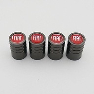 Red Style 4 kusy Set Fiat Black Chrome Auto k Red Style 4 kusy Set Fiat Black Chrome Auto k