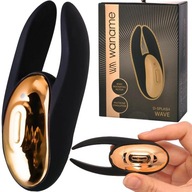 Elegantný zlatý vibrátor masážny prístroj pre ženy ako darček USB vlnové orgazmy Elegantný zlatý vibrátor masážny prístroj pre ženy ako darček USB vlnové orgazmy