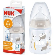 NUK fľaša 150ml silikónový 0-6 indikátor teploty NUK fľaša 150ml silikónový 0-6 indikátor teploty