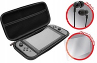 PUZDRO + SKLENENÉ + SLÚCHADLÁ NINTENDO SWITCH PUZDRO + SKLENENÉ + SLÚCHADLÁ NINTENDO SWITCH